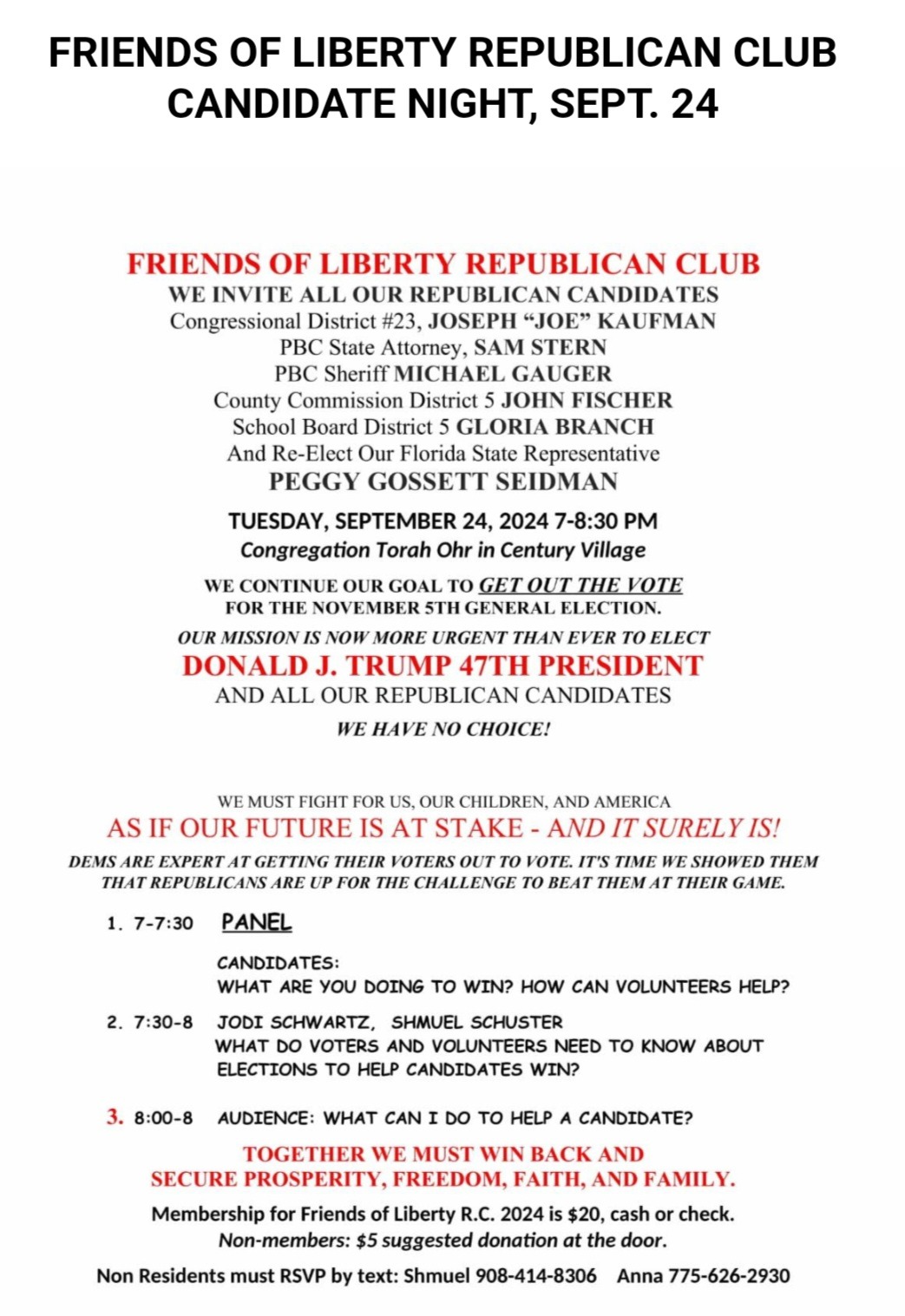 Friends of Liberty September 24