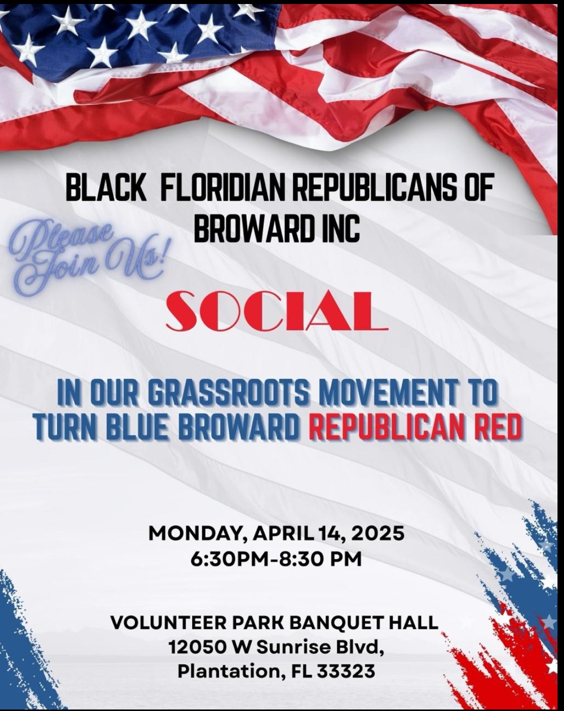 Black Floridian Republicans of Broward Social