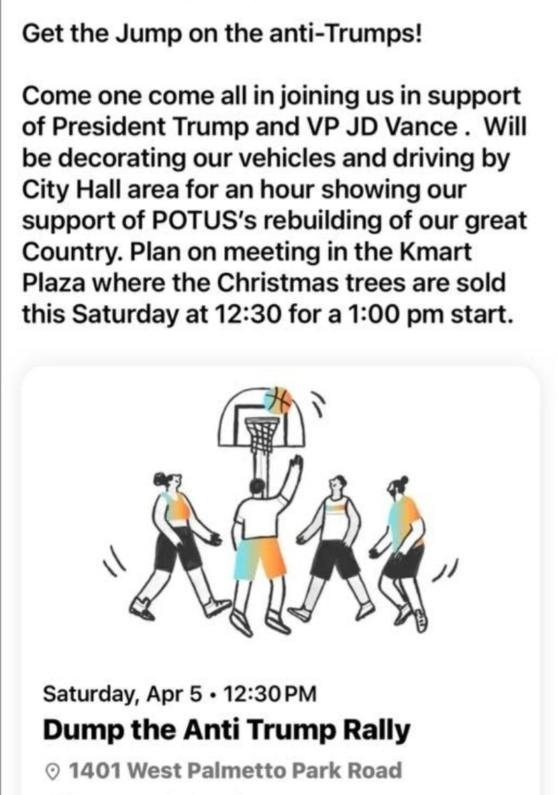 Dump The Anti-Trump Car Rally