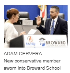 Adam Cervera School Board Swearing-In