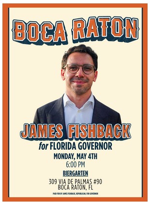 James Fishback at Biergarten