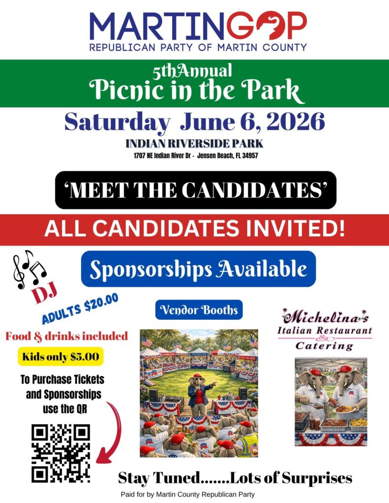 Martin GOP Picnic in the Park