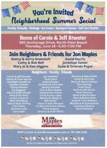 Summer Social for Jon Maples.