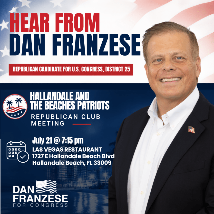Hallandale and the Beaches Patriots July 21