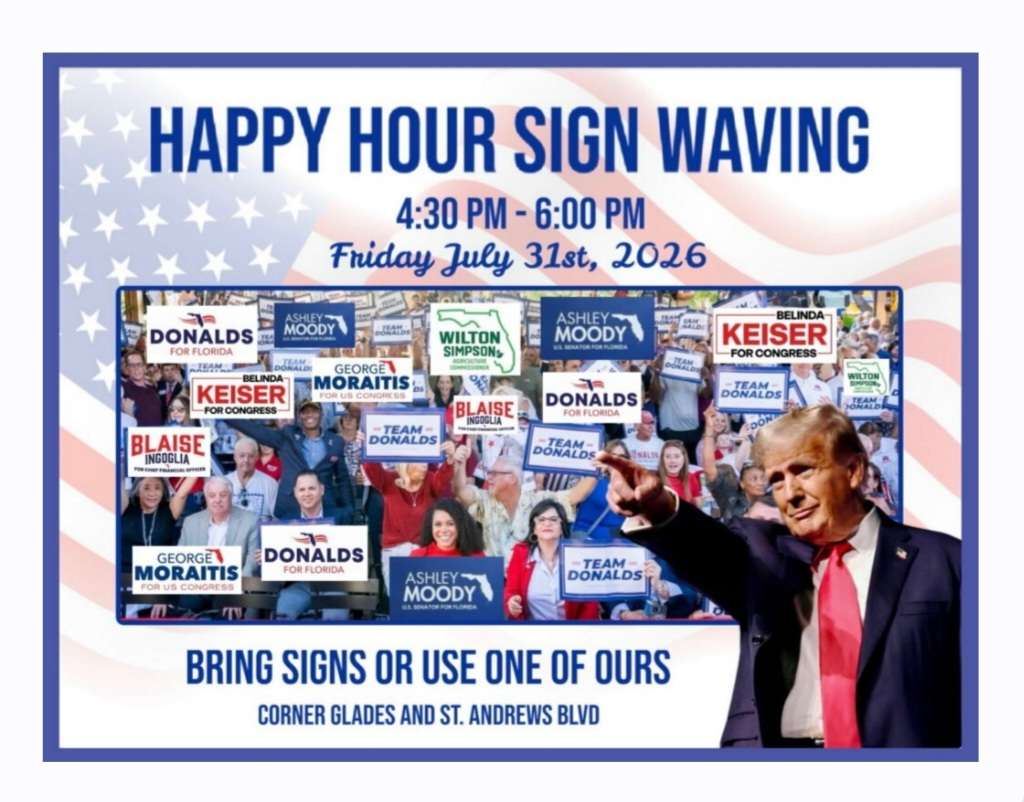 Happy Hour Sign Waving